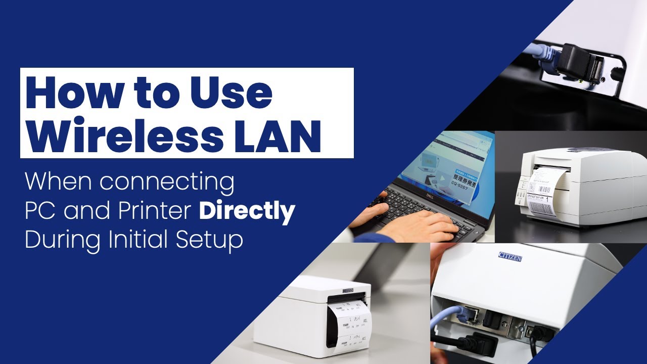 How to Use Wireless LAN When Connecting PC and Printer Directly During Initial Setup