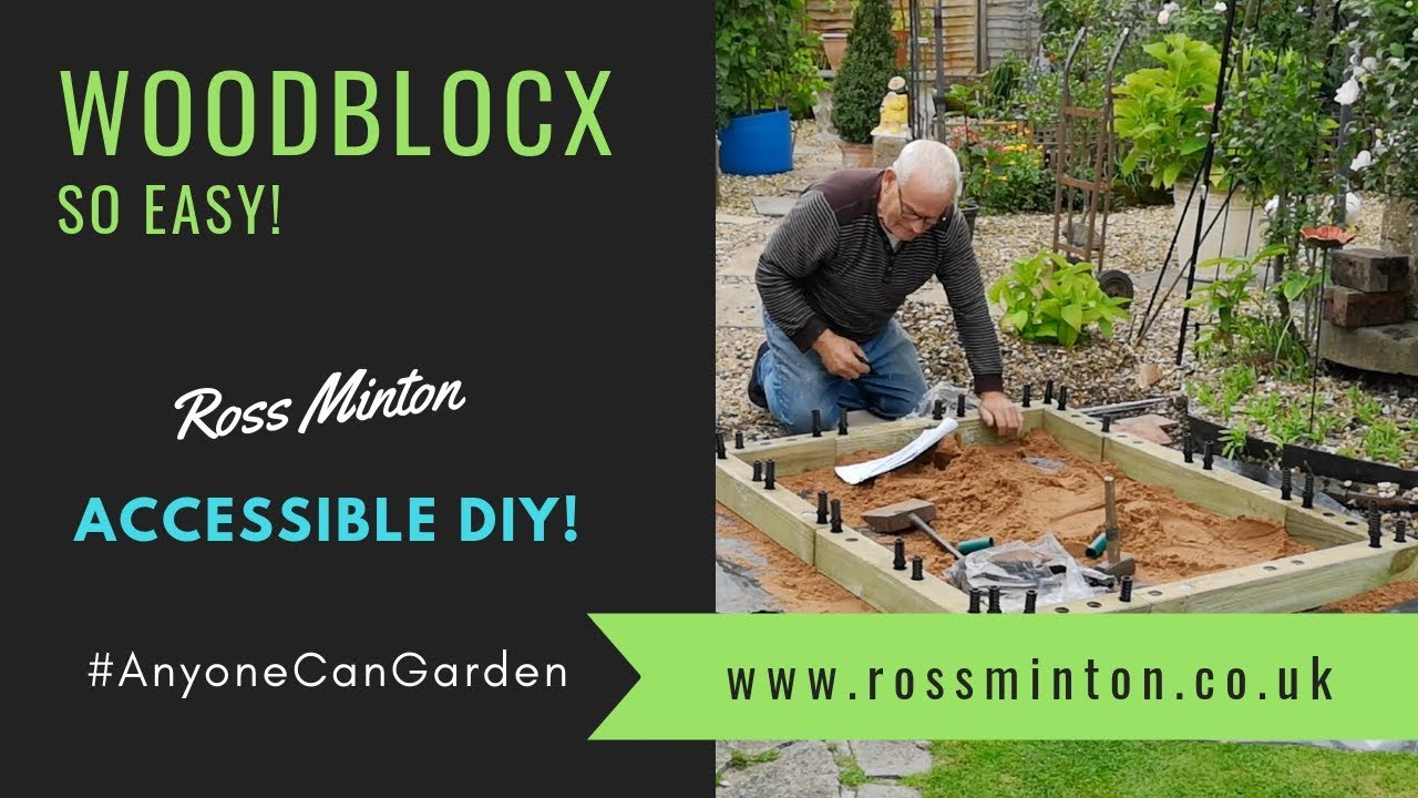 Woodblocx - Accessible DIY. Super Easy Pond or Raised bed.