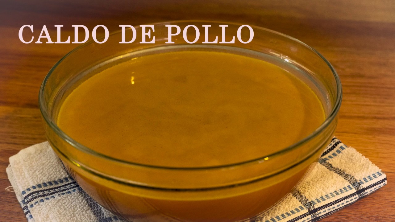 Como hacer un CALDO de POLLO en [Olla express] ✔️