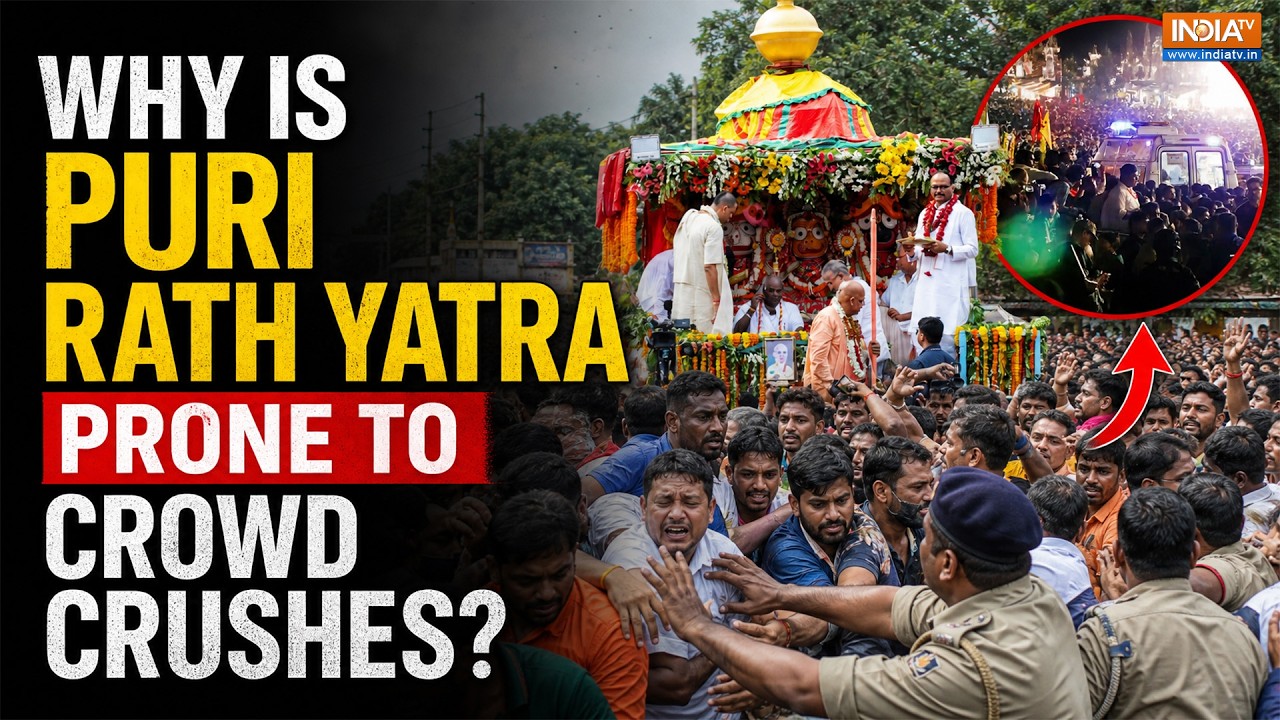 Jagannath Rath Yatra Crowd Crush Kills 1: Why Crowd Management Remains a Major Challenge in Puri?