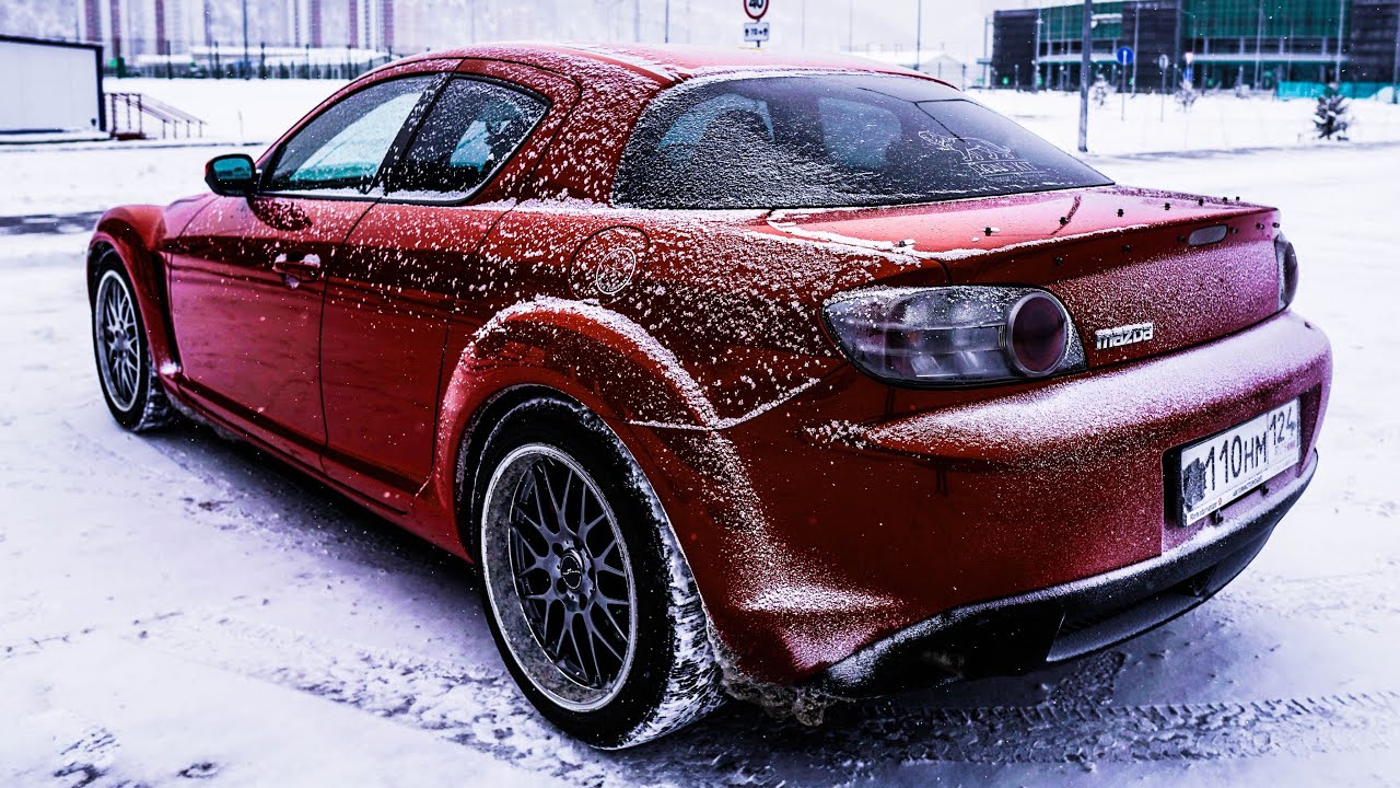 КРАСНАЯ ТУРБО БЕСТИЯ MAZDA RX8 на 1jz-GTE