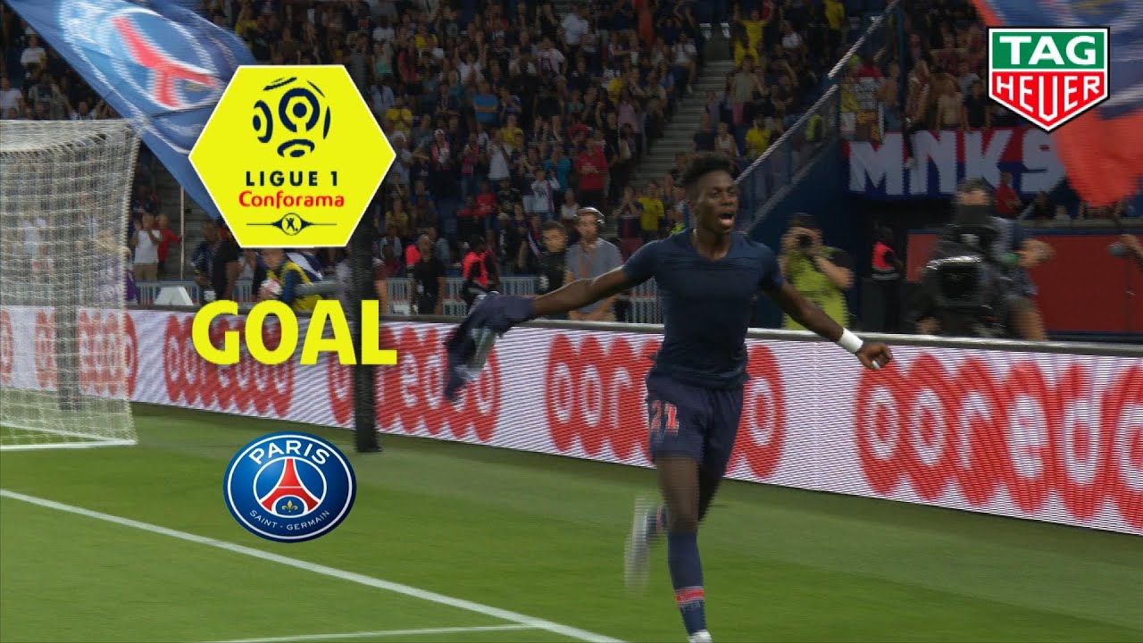 Goal Timothy WEAH (89') / Paris Saint-Germain - SM Caen (3-0) (PARIS-SMC) / 2018-19