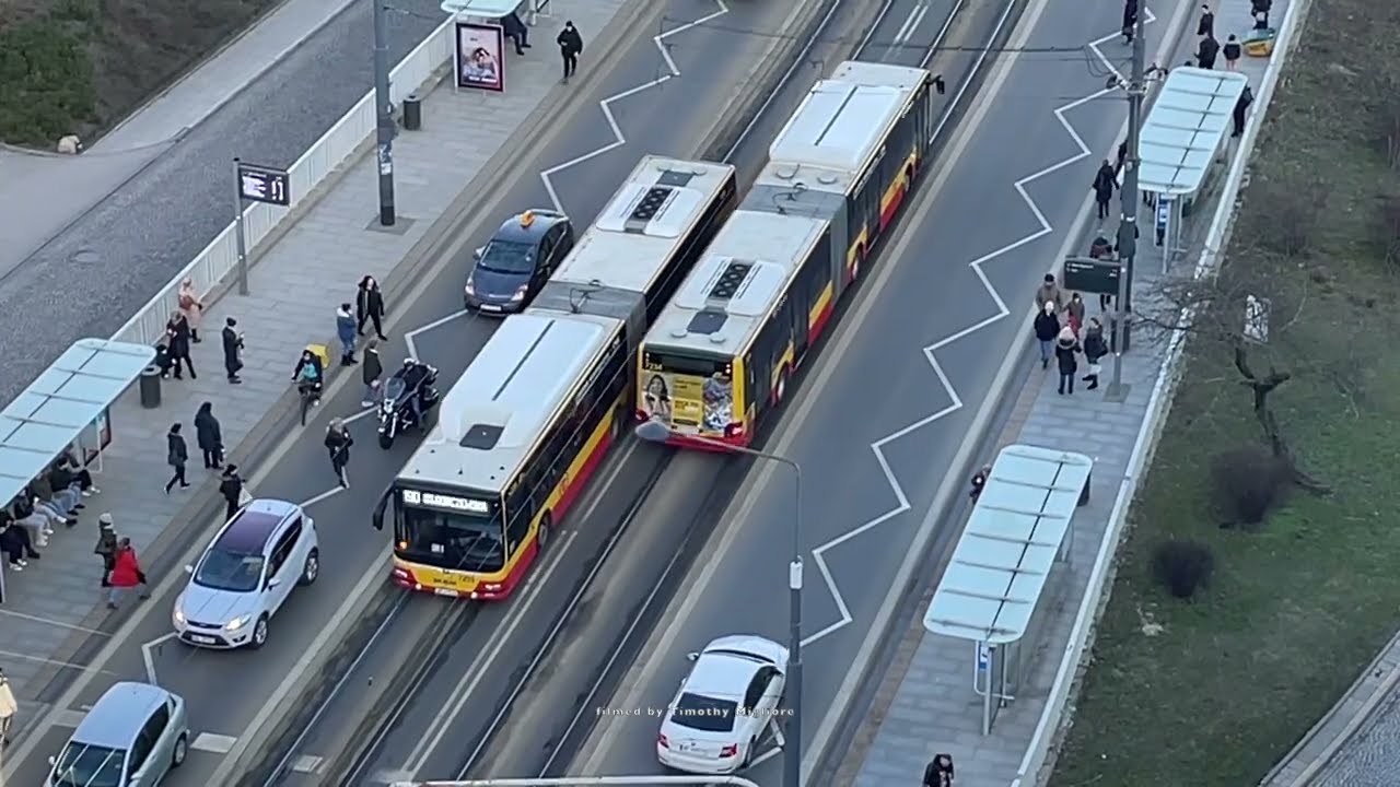 Buses in Warsaw, Poland 2024 - Autobusy miejskie w Warszawie