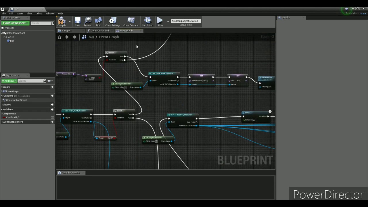 UE4 - Empty weapon slots and fists #2