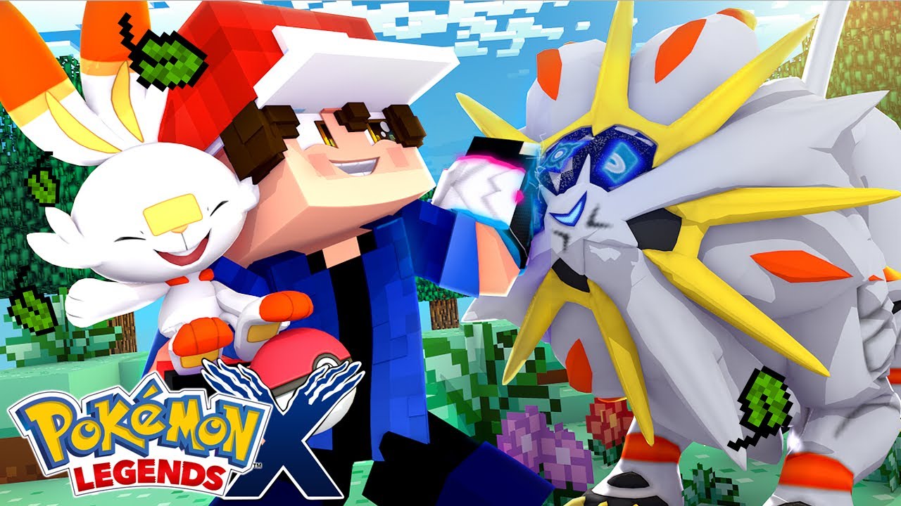 Minecraft Pokemon X LEGENDS - SOLGALEO POKÉMON LENDÁRIO APARECE ! CAPTUREI ? ... EP 2