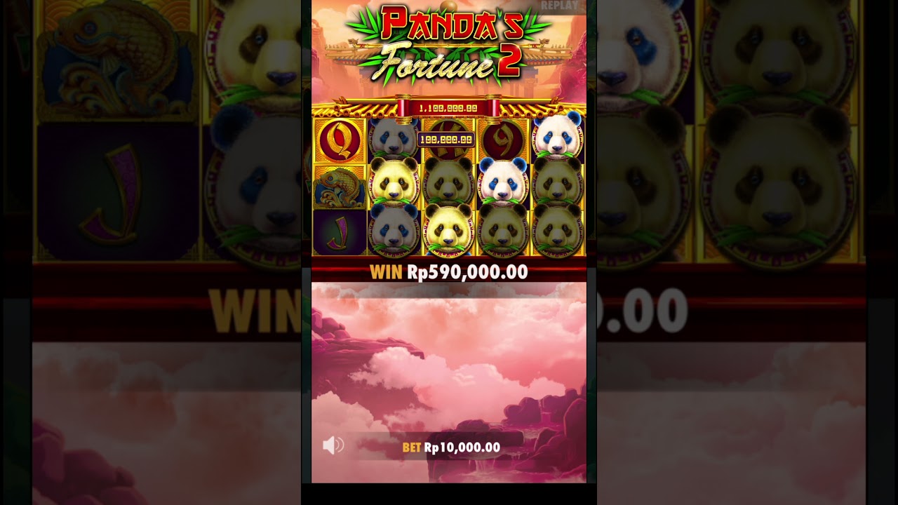Slot Panda Fortune 2 bet 10.000K... panda ny keluar sekandang.... Busetttt