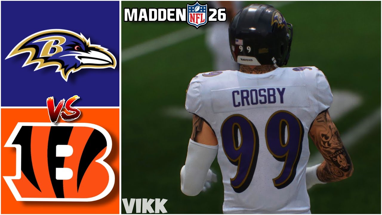 Ravens vs Bengals | Madden 26 Updated Rosters