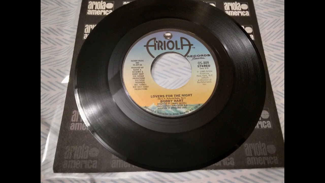 Bobby Hart - Lovers For The Night (1980) (Best Quality Audio)
