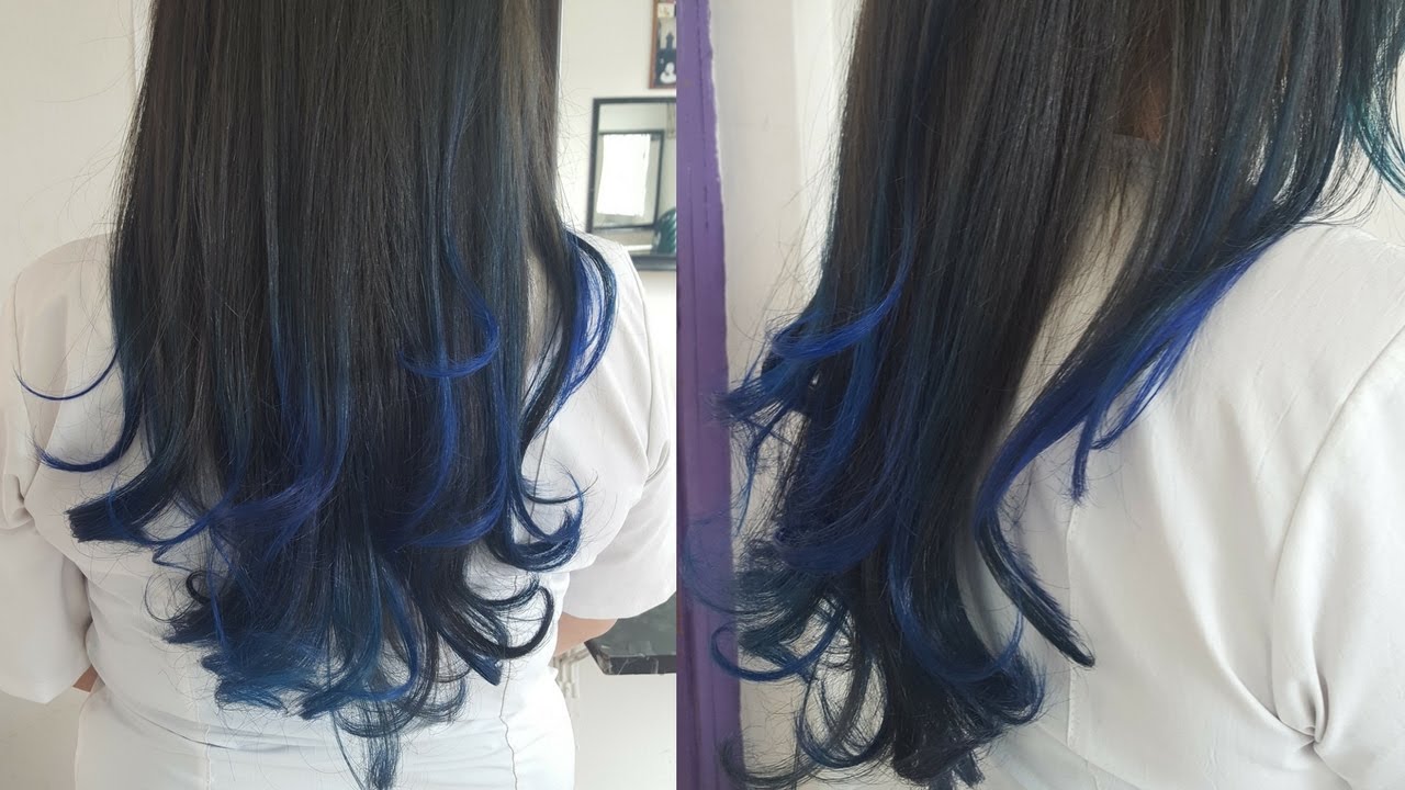 COMO HACER UNAS MECHAS CALIFORNIANAS AZULES | LEONARDO RAMIREZ