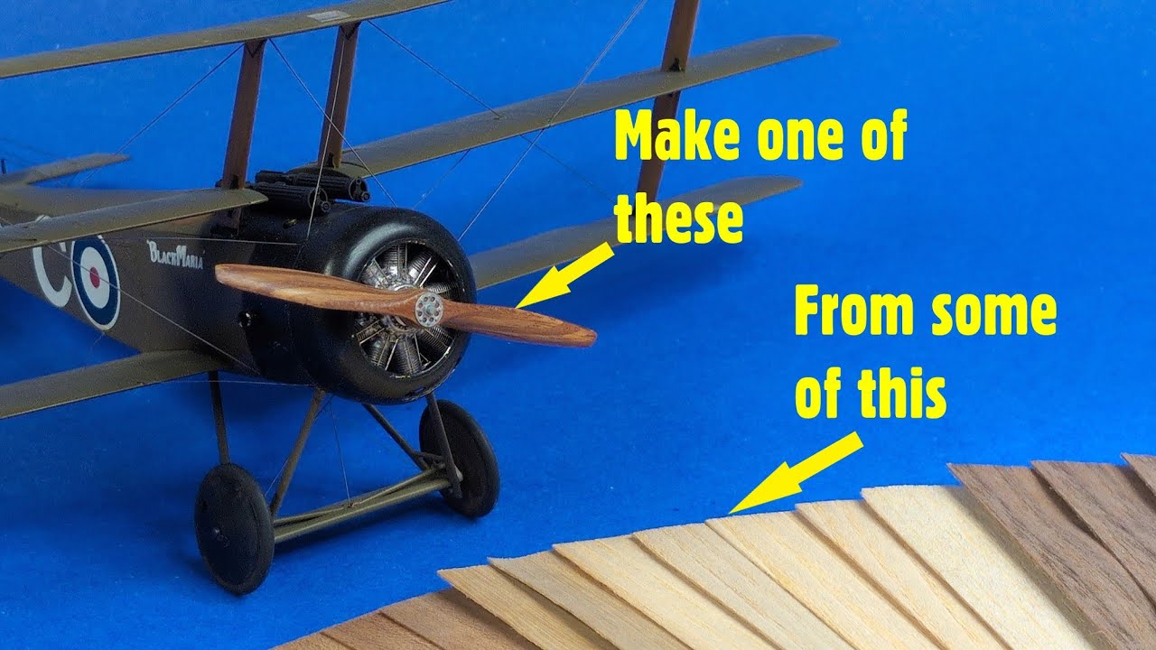 Carving Wooden Propellers Isn't as Difficult as You Might Think!