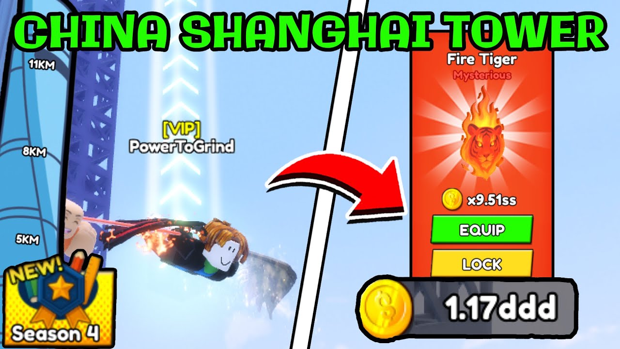 I Climbing at China Shanghai Tower in Climb And Jump Tower! Roblox