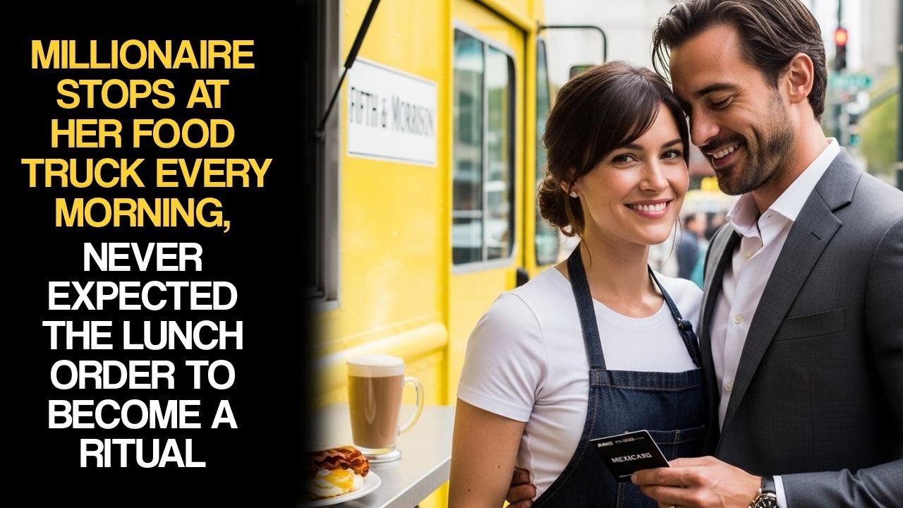 Millionaire Stops At Her Food Truck Every Morning, Never Expected The Lunch Order To Become A Ritual