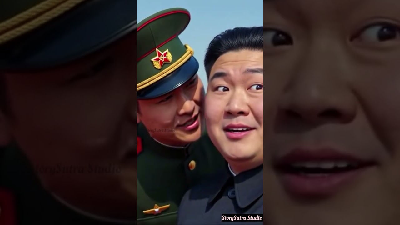 wait for twist🔥😱kim jong un reaction🫡/funny Ai parody #iranwar #kimjongun #modiji