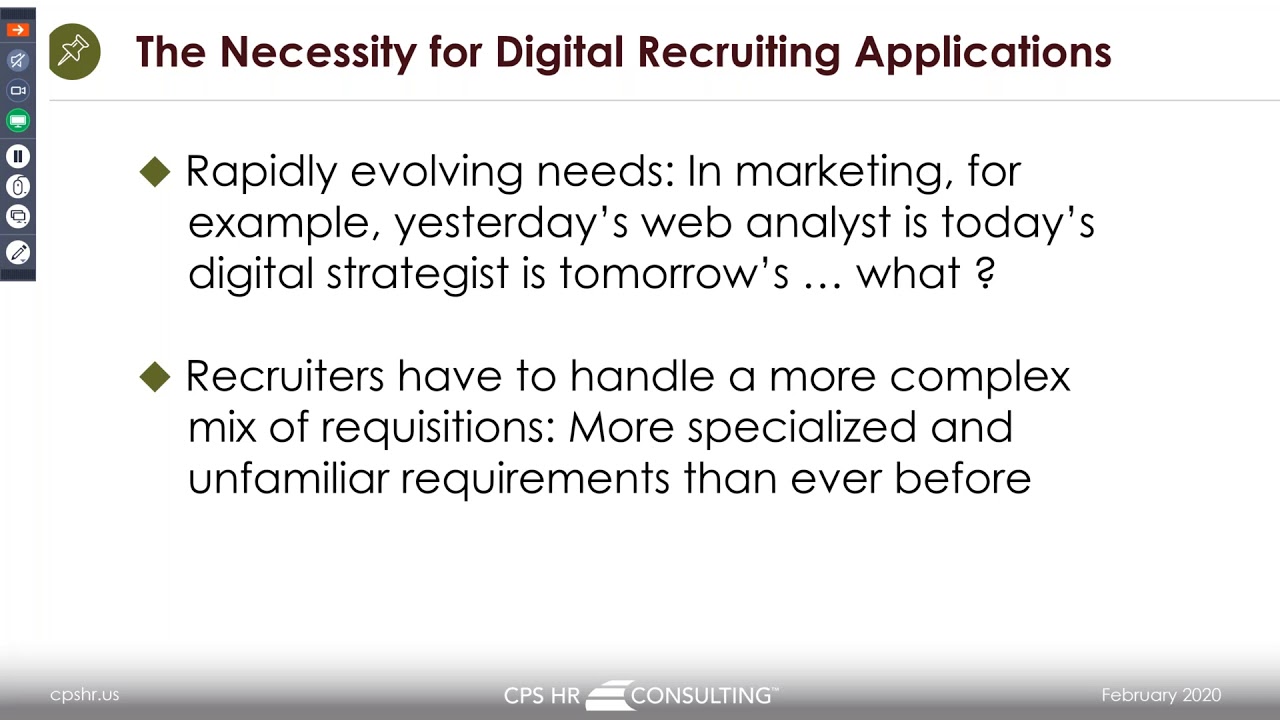 CPS HR Series Webinar: Talent Acquisition in the Digital Age  What’s the Cost and What’s the Reward?