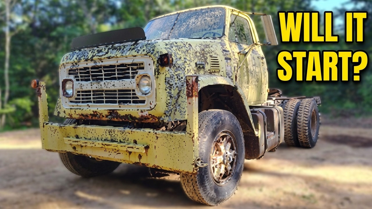 Заведётся ли он и поедет? 1977 Chevy C90 с Detroit Diesel, простоявший много лет.