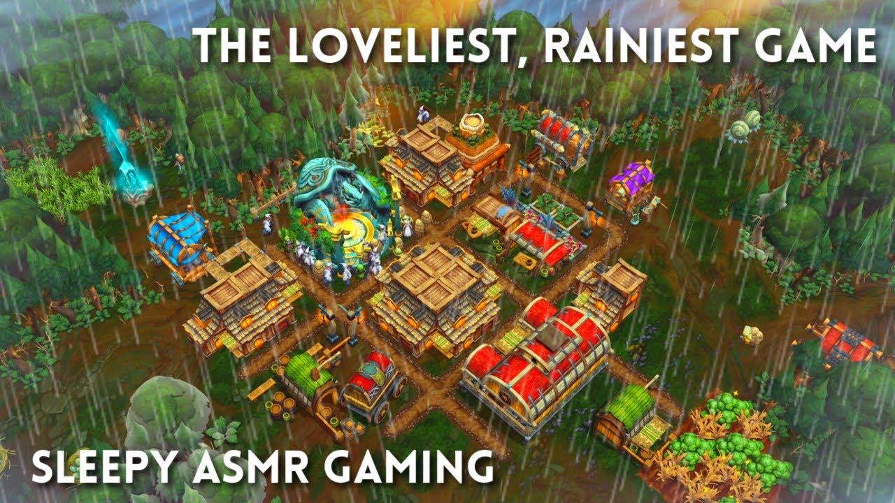 ASMR ⛈️ Falling Asleep to the RAINIEST Game EVER 🤤 Against the Storm