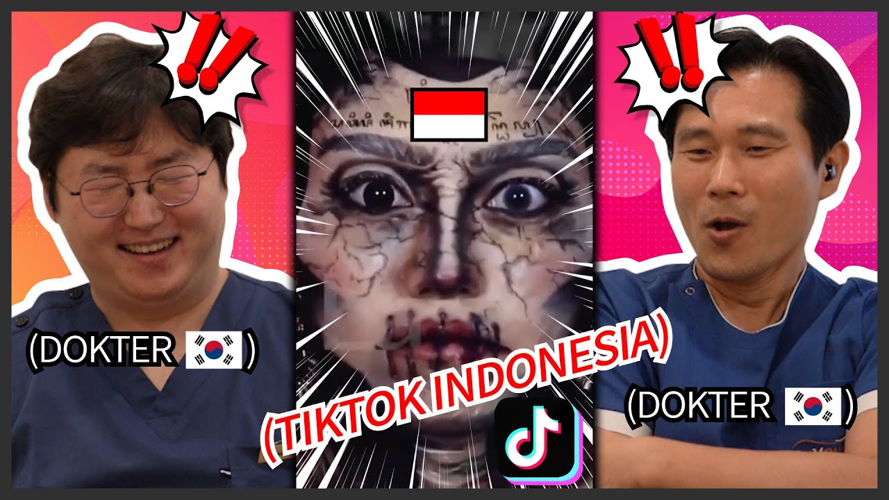 Reaksi Dokter Oplas Korea Shock Lihat Tiktok Indonesia 'LATHI CHALLENGE' 🇮🇩🇰🇷  Reaction Weird Genius