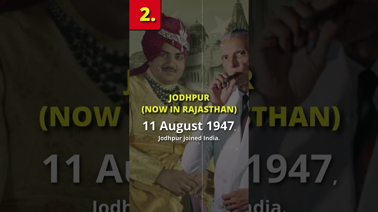Princely states that refused to join India after Independence #shorts