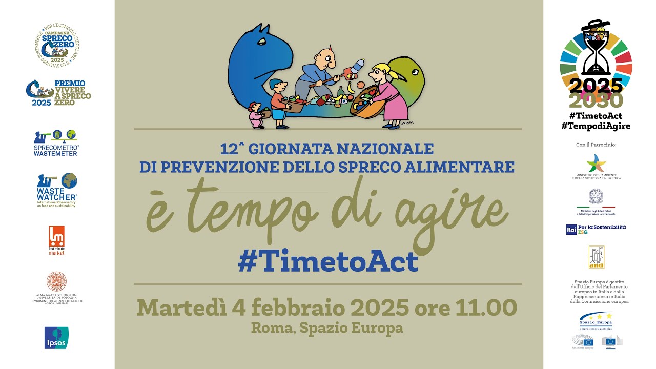 12^ GIORNATA NAZIONALE DI PREVENZIONE DELLO SPRECO ALIMENTARE