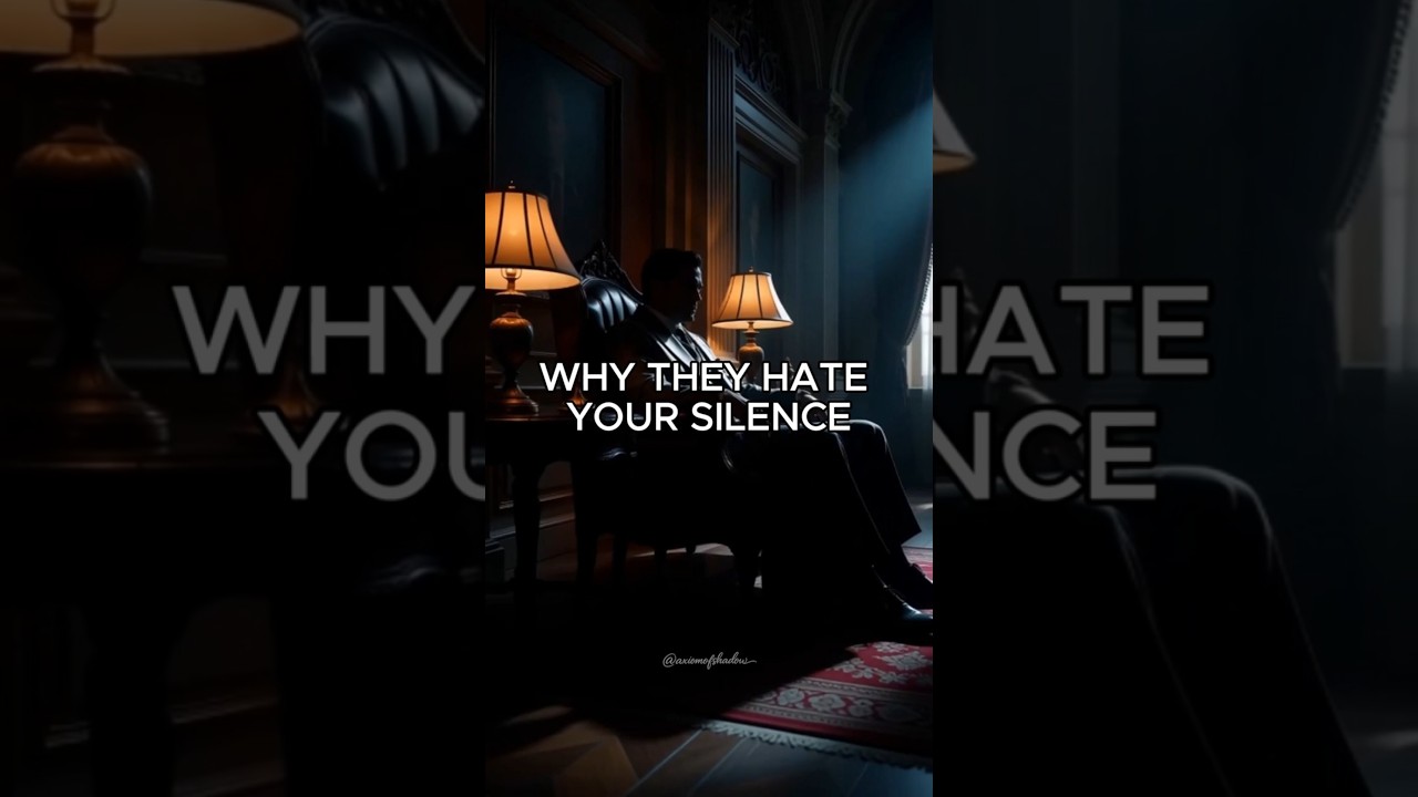WHY THEY FEAR YOUR SILENCE