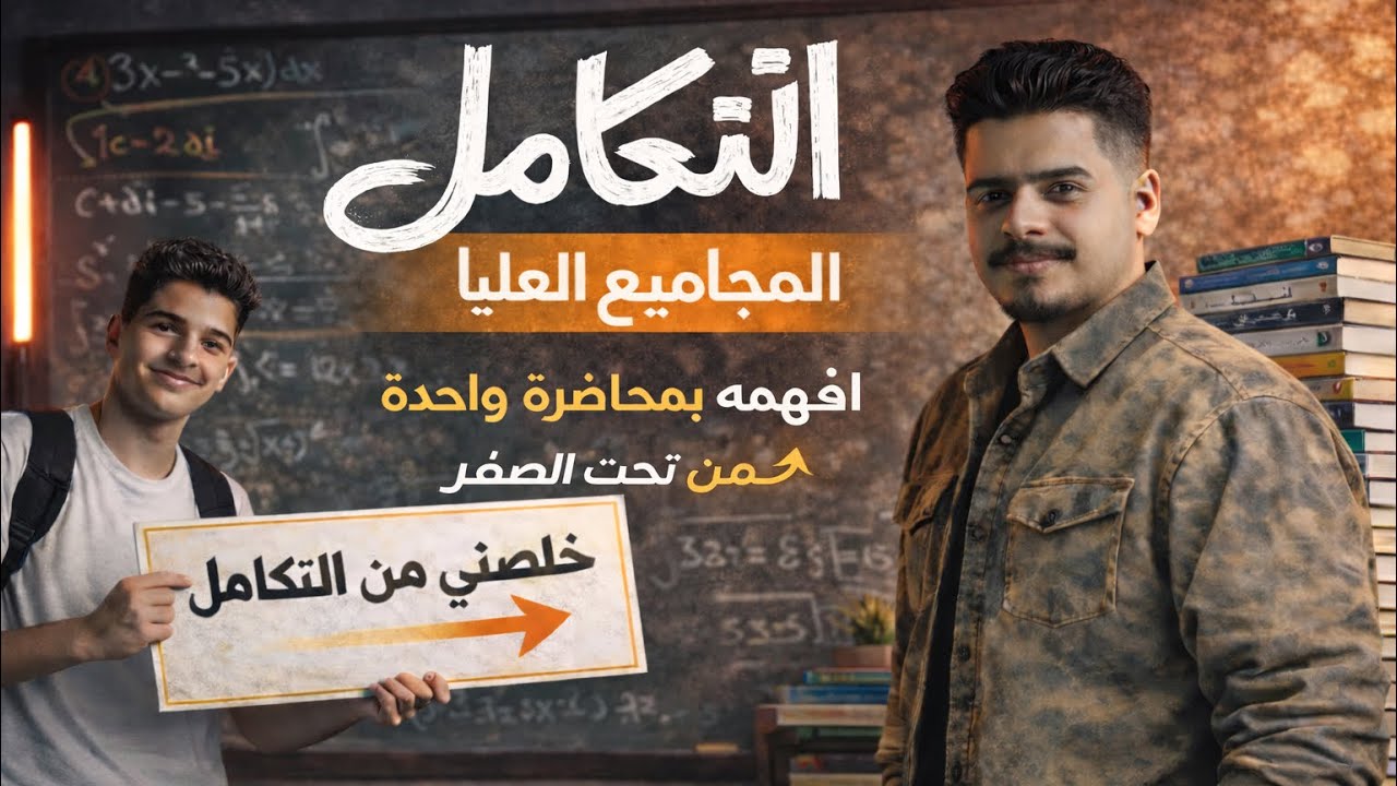 الفصل الرابع - المجاميع العليا والسفلى والنظرية الاساسية للتكامل في محاضرة واحدة فقط - منهج 2026