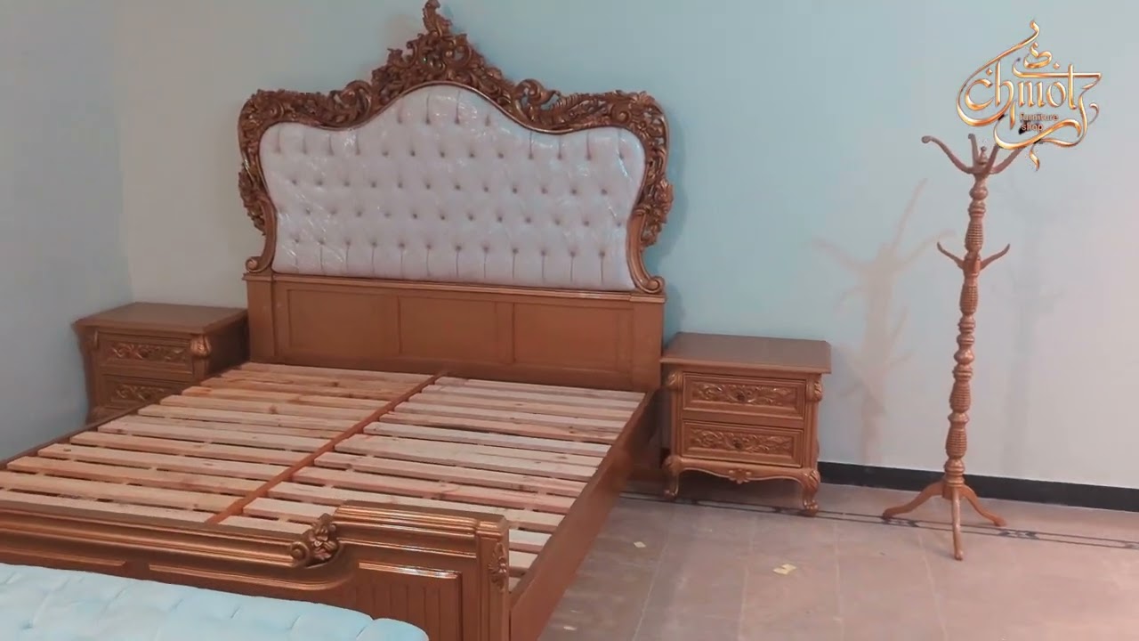 Latest pure Sheesham wood 🪵 bedset | 2026 latest Polished furniture review | chiniot furniture shop 