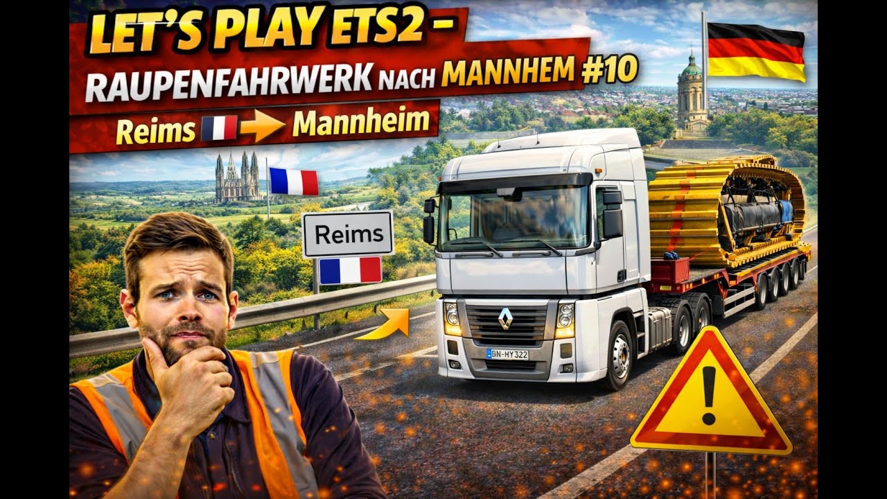 Let’s Play Euro Truck Simulator 2 – Raupenfahrwerk nach Mannheim #10