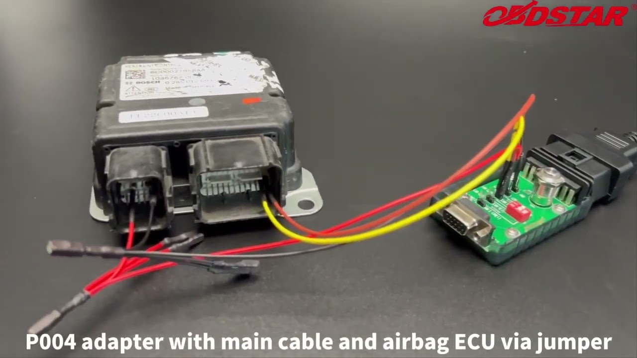 OBDSTAR P50 Tesla Model 3 Airbag Reset on Bench