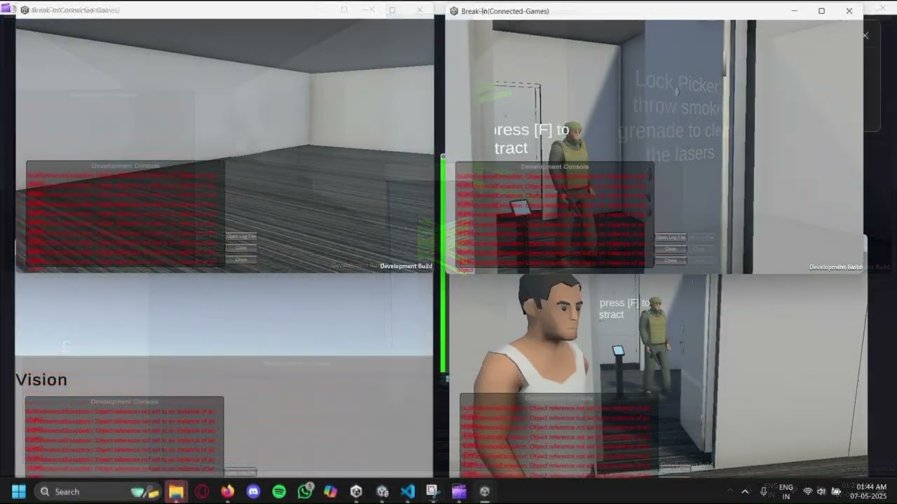 Multiplayer heist game