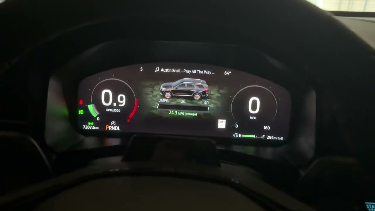 How to Change the Digital Instrument Cluster Theme | 2025+ Ford Explorer