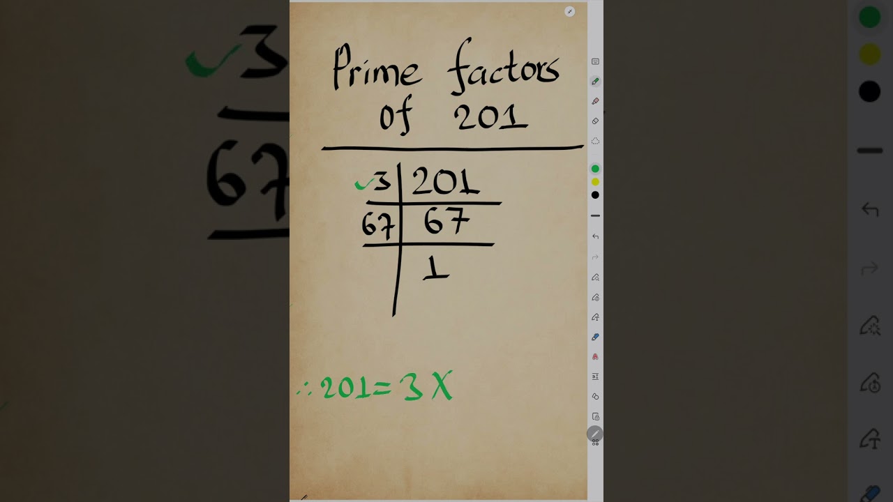 Factors of 201