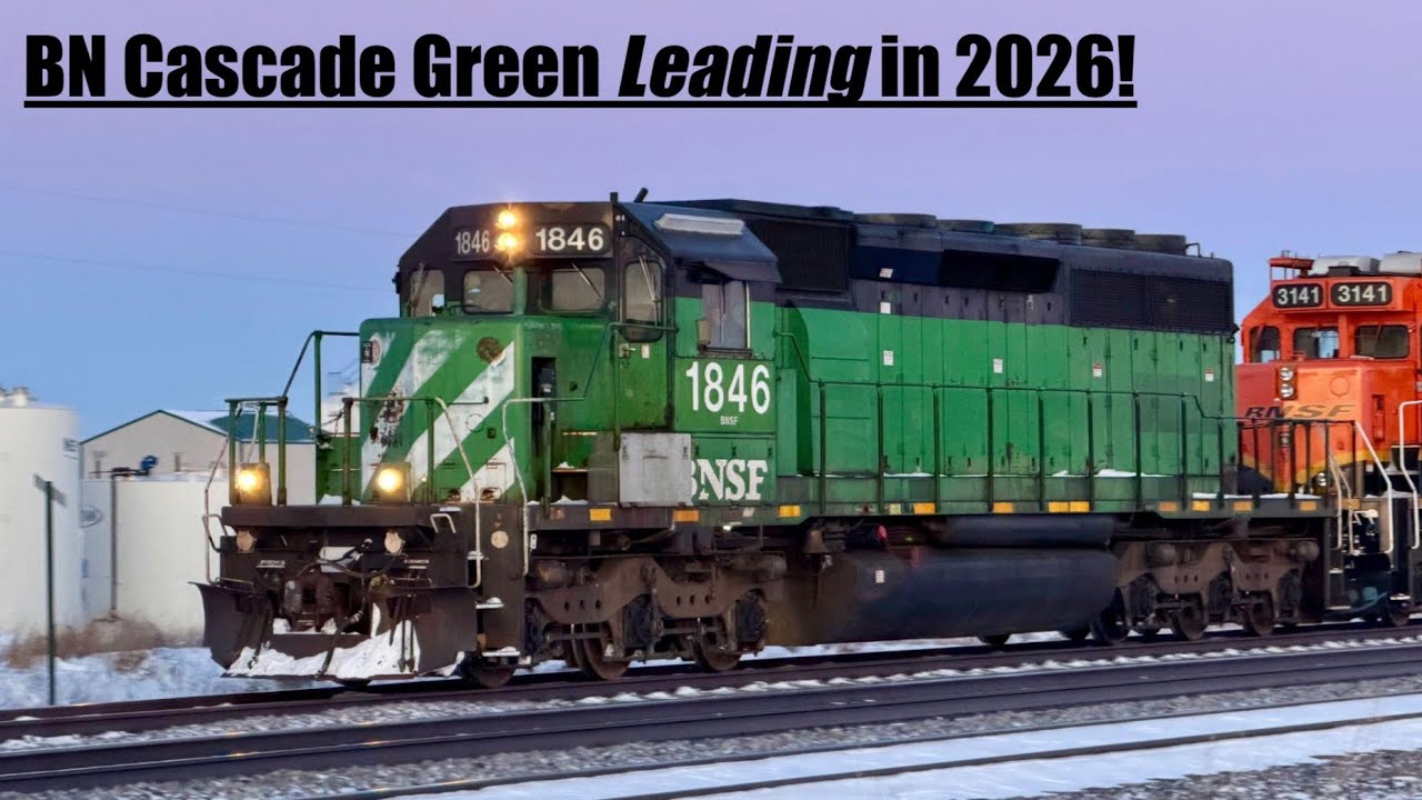 My Railfanning Holy Grail | BN Cascade Green Leading | February 21st, 2026