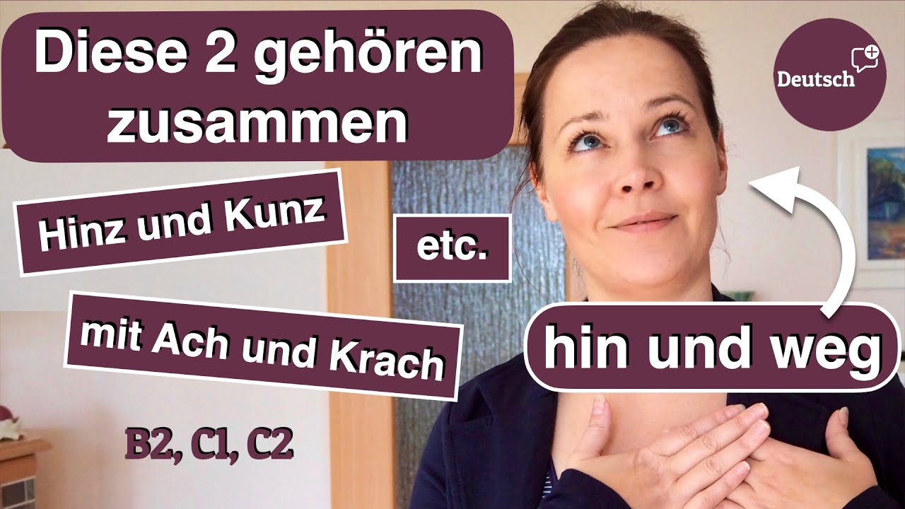 Zwillingsformeln: 10 deutsche Redewendungen für Fortgeschrittene