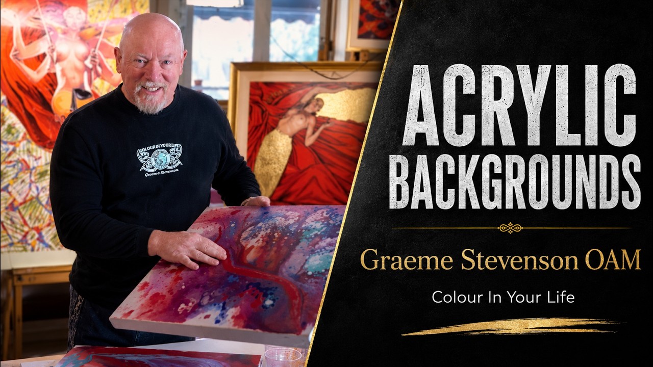Graeme Stevenson - Acrylic Backgrounds - Colour In Your Life