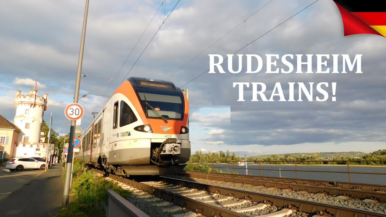 Trains at Rüdesheim am Rhein! (2/3) #Rüdesheim #trains #deutschebahn