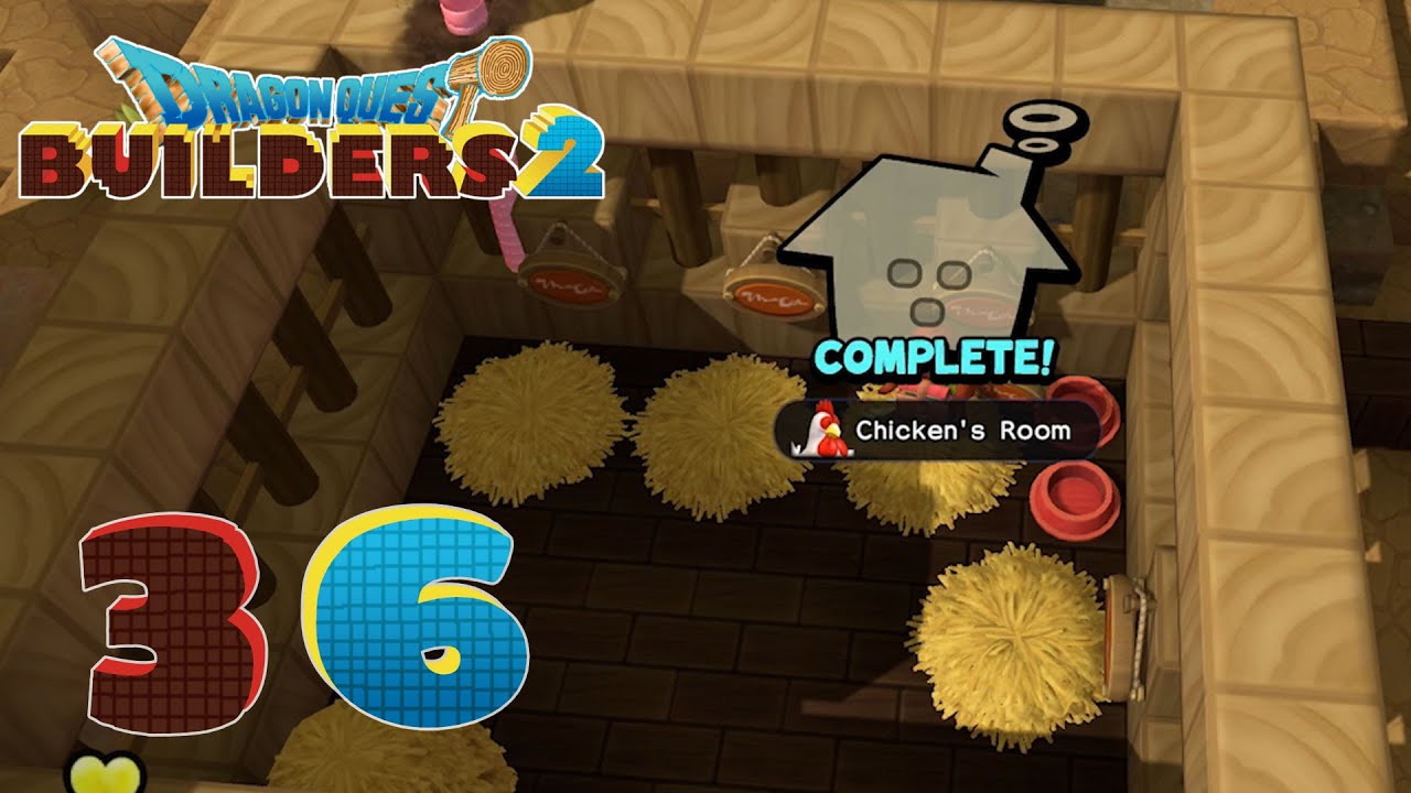 Dragon Quest Builders 2 - Episode 36: Three Barns Full