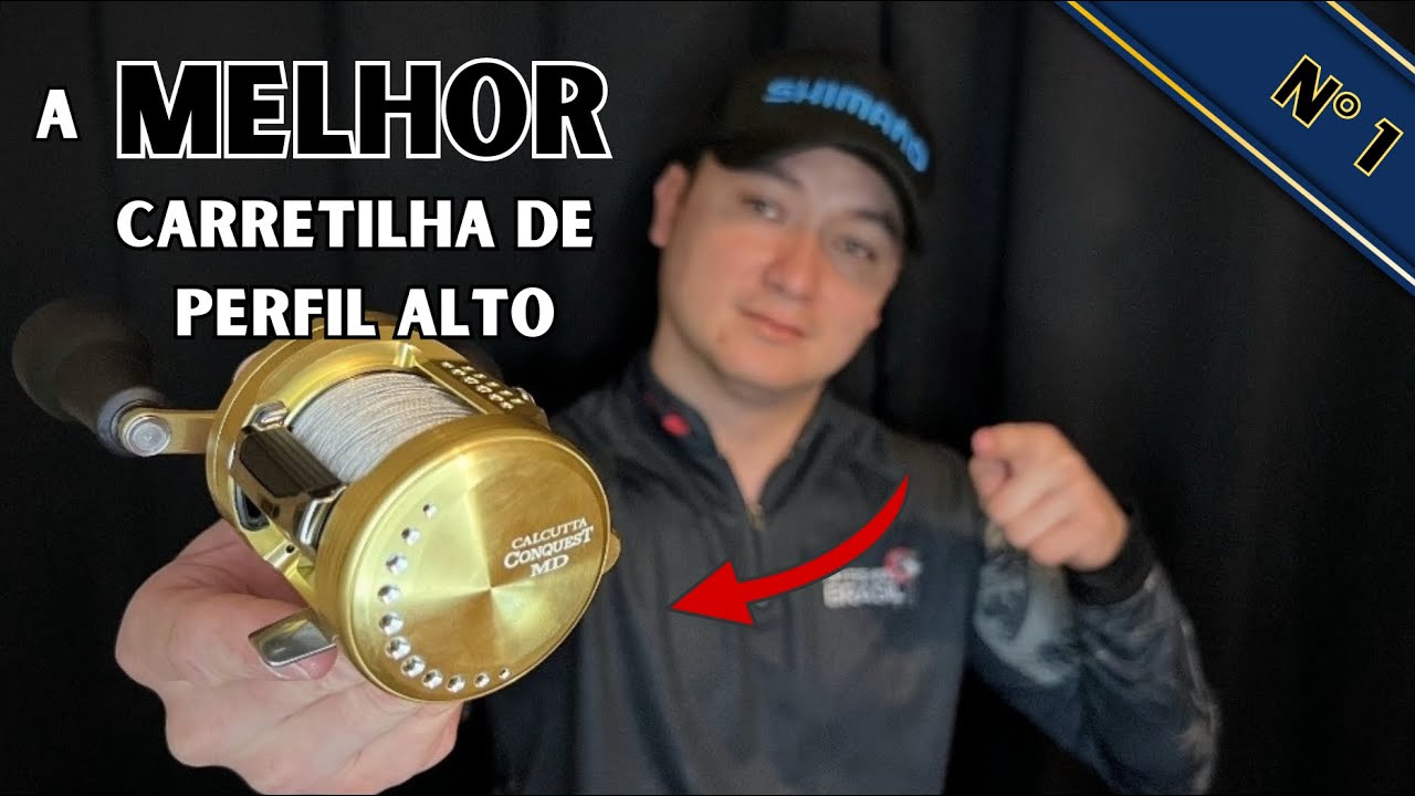 MELHOR CARRETILHA PEFIL ALTO, DA UM COURO EM MUITA CARRETILHA PERFIL BAIXO TOP DO MERCADO!
