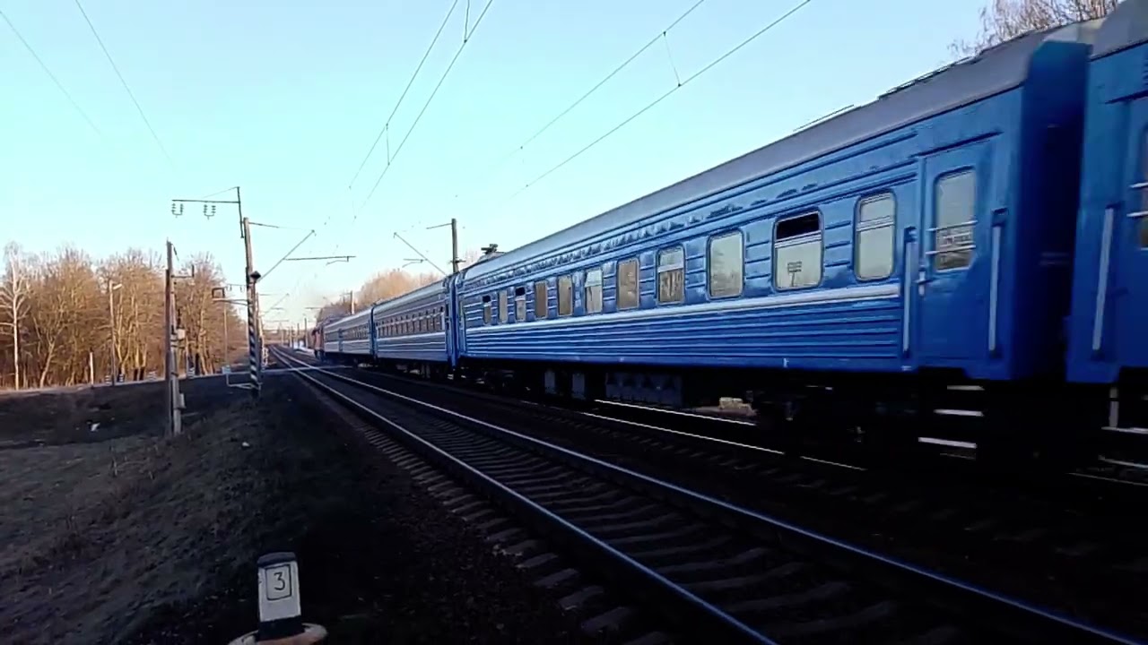 Свежий тапочек😁😁Тэп70бс-106 по маршруту Минск-Гомель 