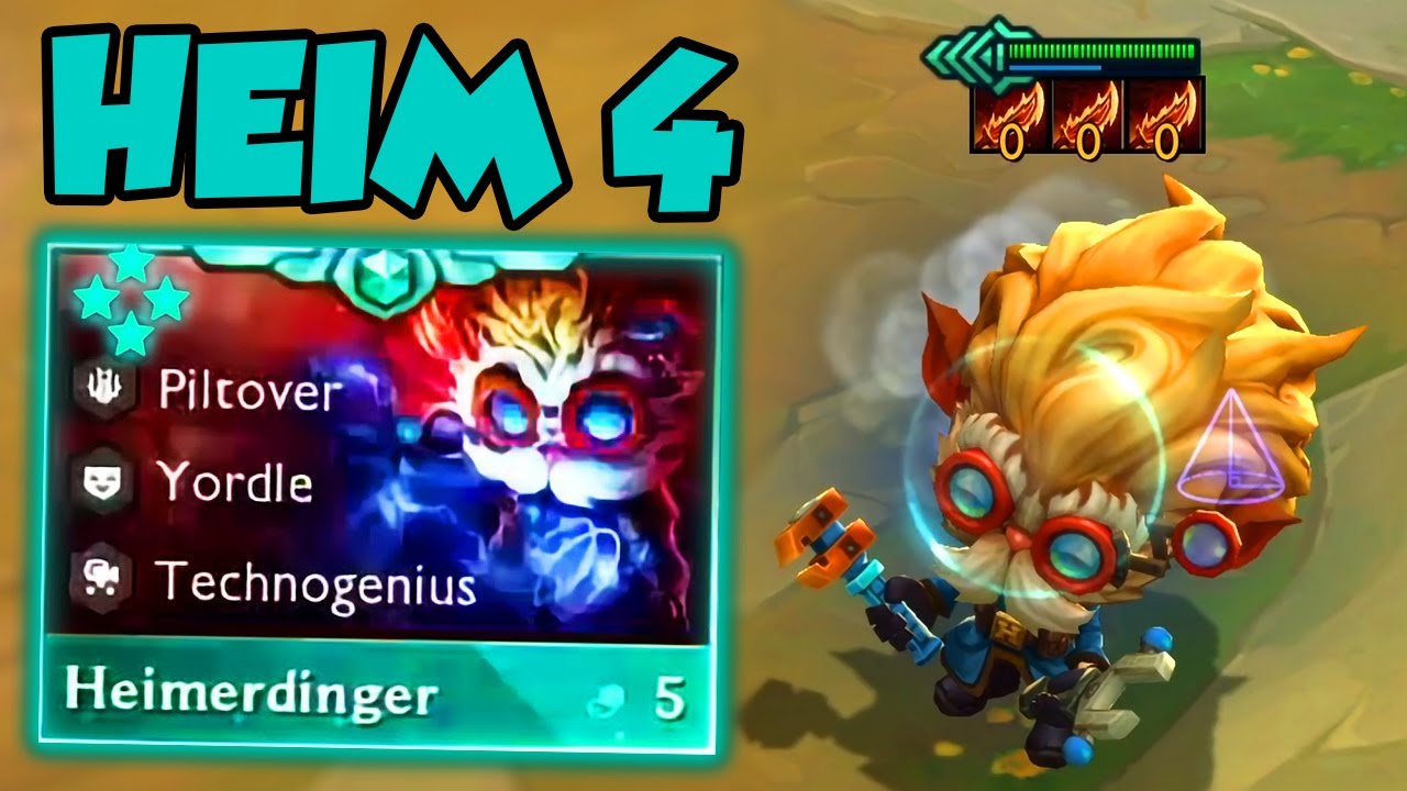 TFT SET 9 HEIMERDINGER 4 STAR ⭐⭐⭐⭐