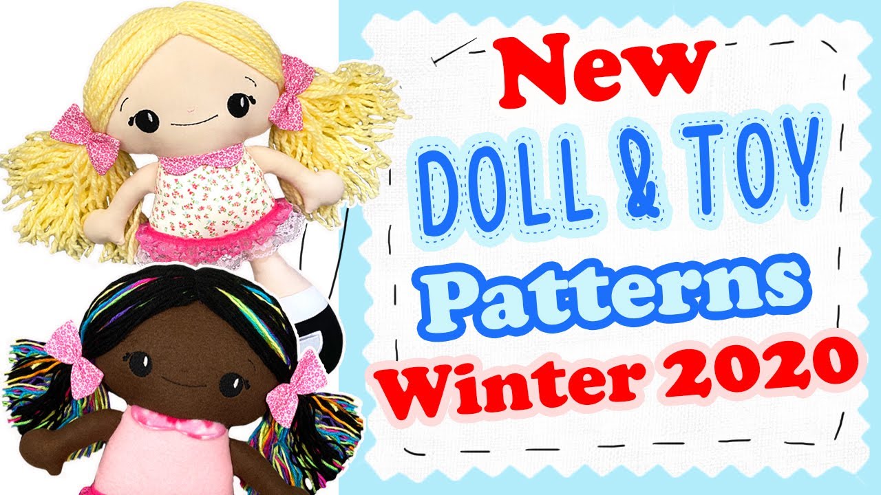 New Doll & Toy Pattern Round Up Winter 2020 🎄