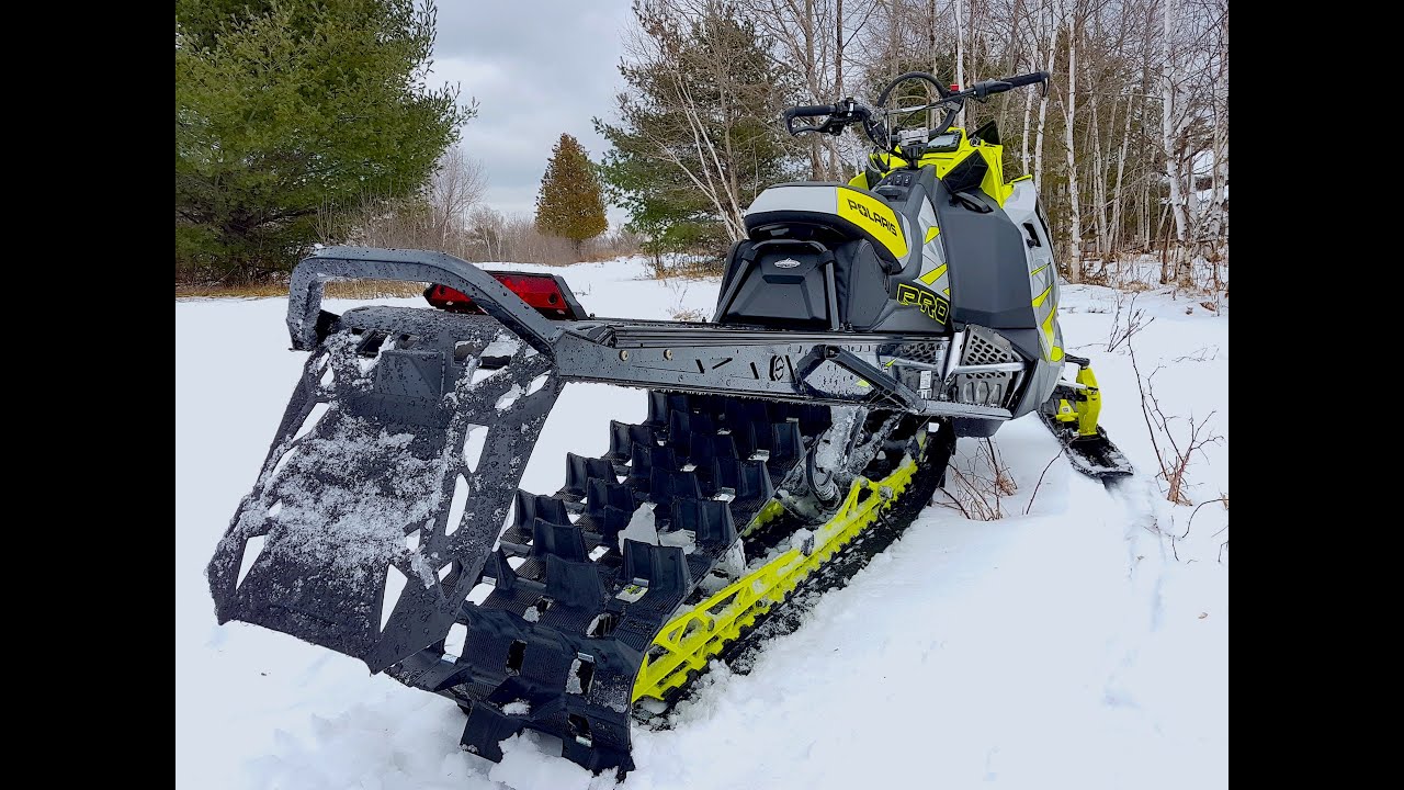 ITEK Industries rear bumper installation on 2020 Polaris PRO RMK