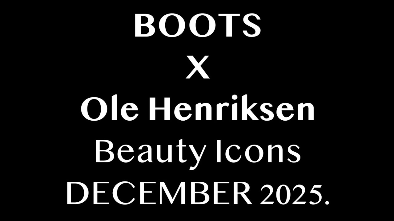 BOOTS x Ole Henriksen Beauty Icons, December 2025. AVAILABLE NOW. FULL-SPOILERS.