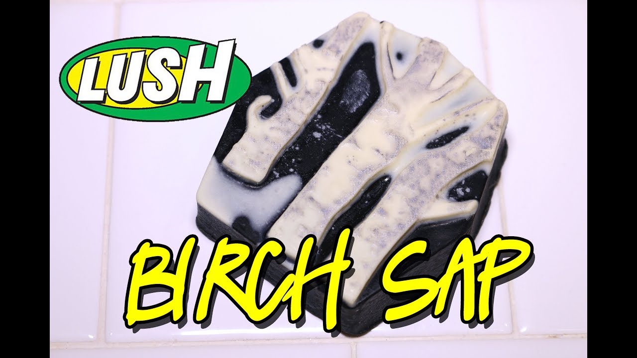 Lush Labs BIRCH SAP Soap - Sink Side Demo & Review