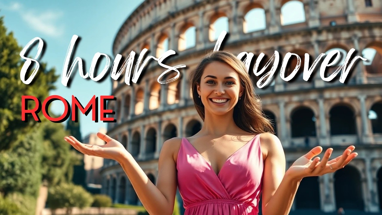 Turn FIUMICINO AIRPORT WAIT into a ROMAN ADVENTURE! 4K | Sydtravella