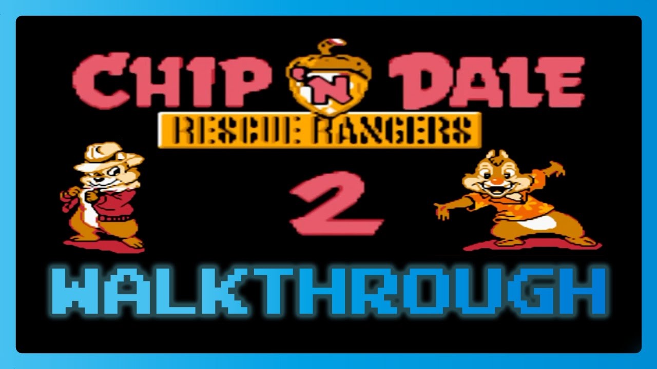Chip 'n Dale Rescue Rangers 2 (NES) Full Video Walkthrough No Commentary HD Longplay
