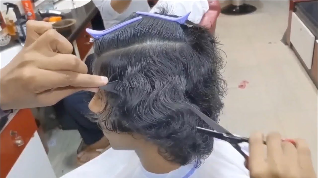 Most Amazing Curling Hair Transformation With Scissors 