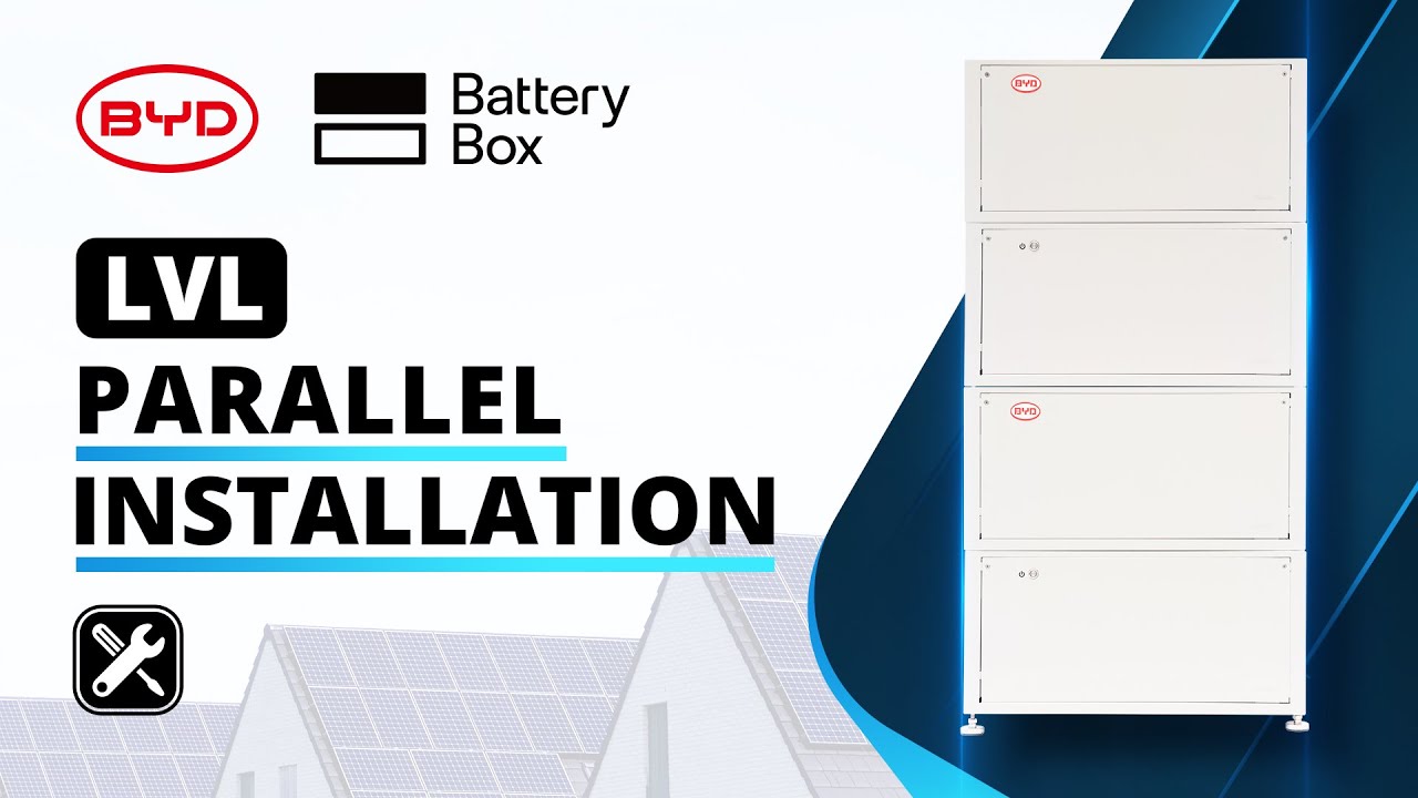 BYD Battery-Box Premium LVL Parallel Installation