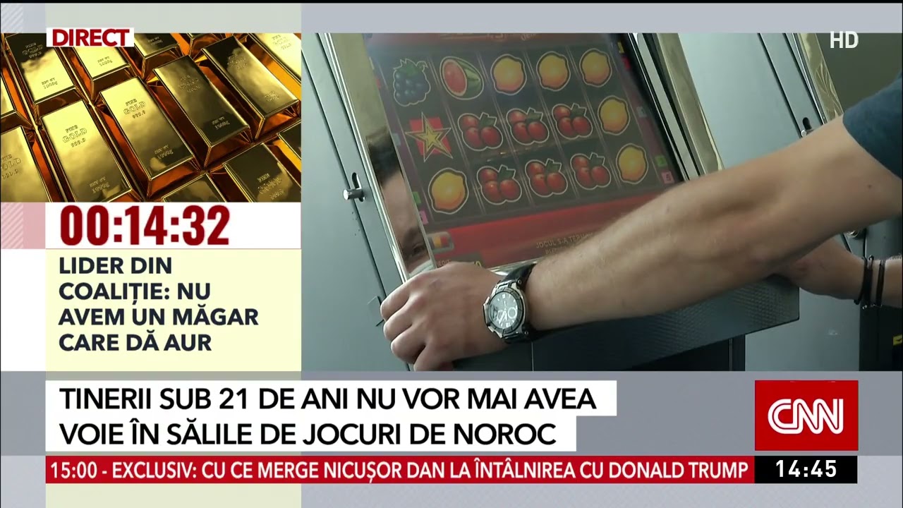 Tinerii sub 21 de ani nu vor mai avea voie în sălile de jocuri de noroc