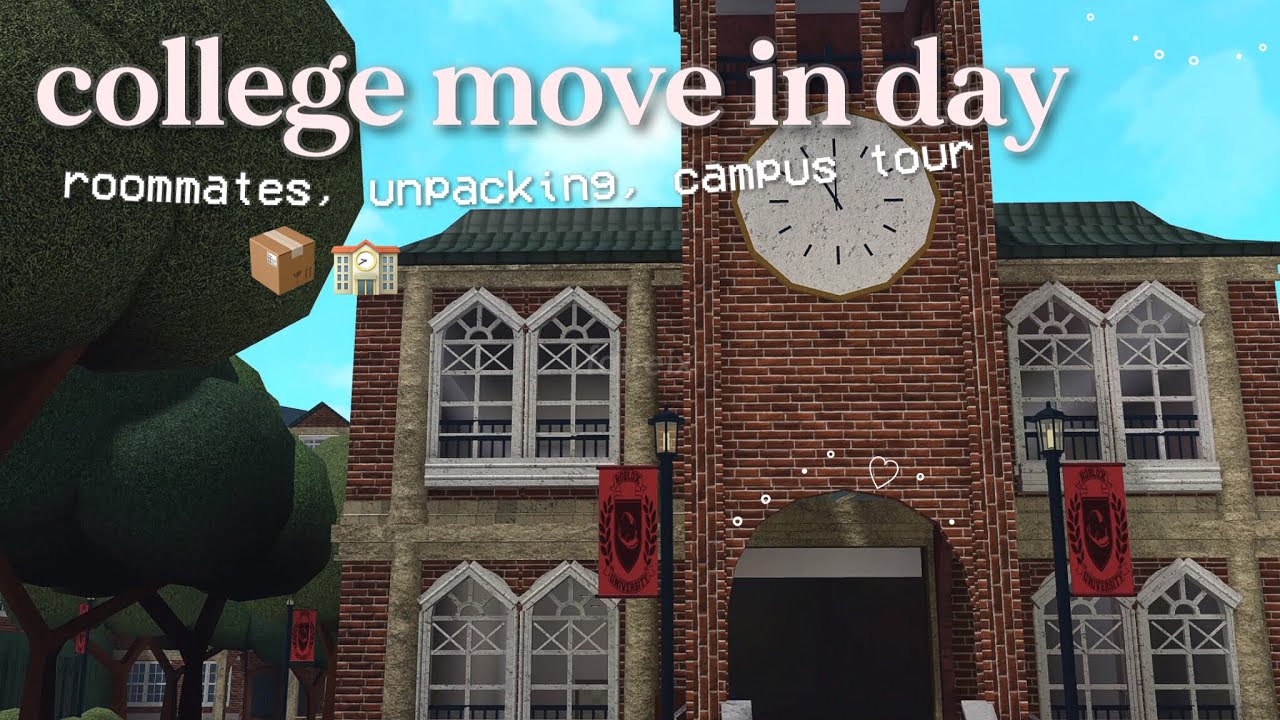 college chronicles pt. 2 | move in day | bloxburg roleplay 📦
