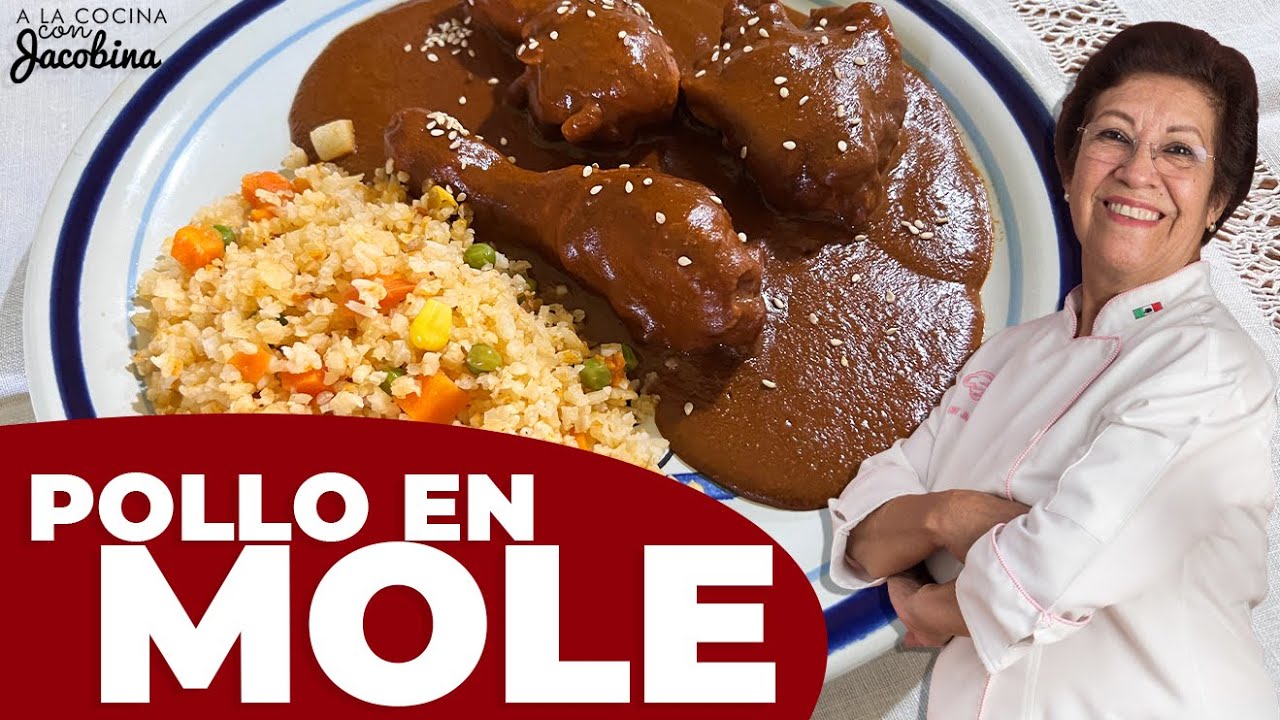POLLO CON MOLE FÁCIL Y RÁPIDO